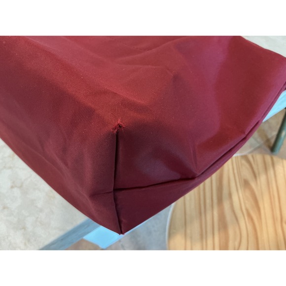 Longchamp Burgundy Red Tote Handbag Purse Top Handle Bag - Picture 4 of 15